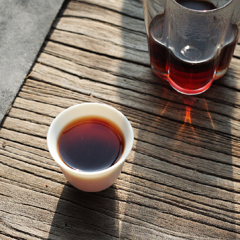 Coffee-flavored Ripe Pu'er Tea 9 pcs/strip