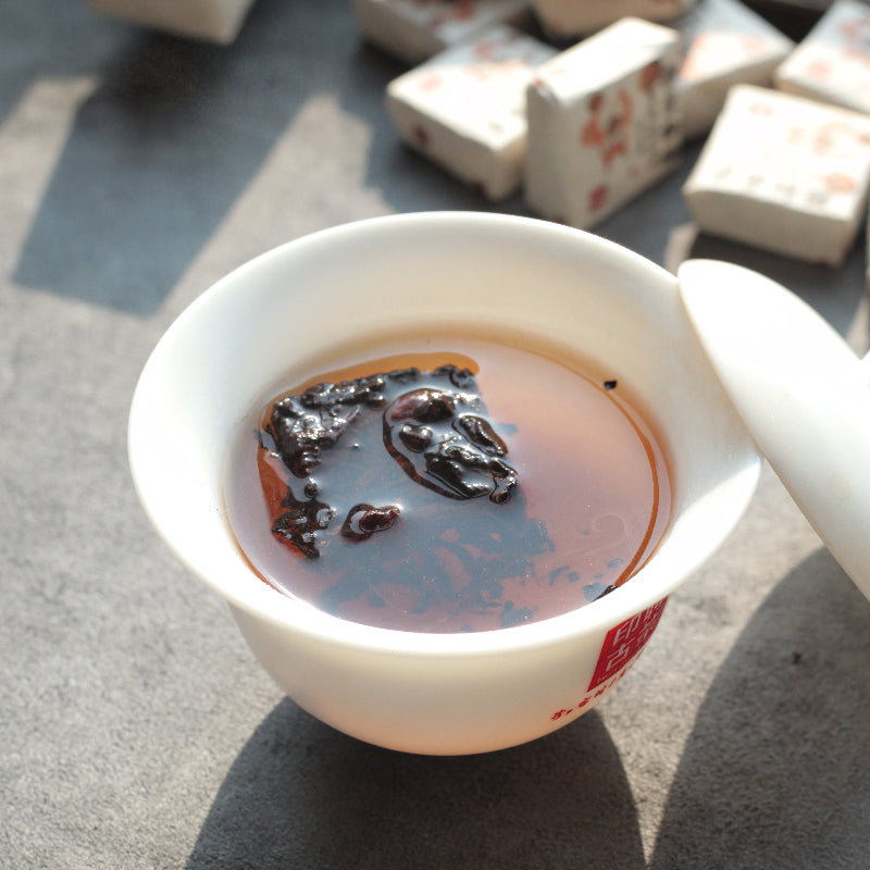 Coffee-flavored Ripe Pu'er Tea 9 pcs/strip
